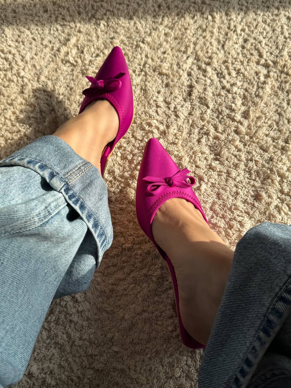 کفش عروسکی باربی پاپیونی